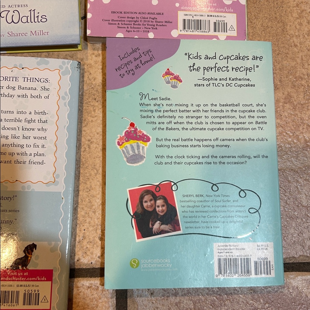 Books, 2 Hardbacks, 3 Paperbacks Anna Banana and Shai Eminem, The cupcake club - Picture 11 of 11
